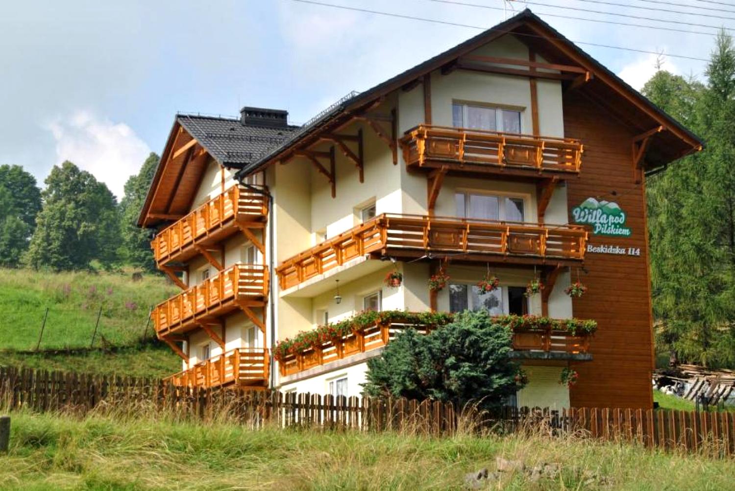 Willa pod Pilskiem. Kwatery prywatne. Malinowska K.